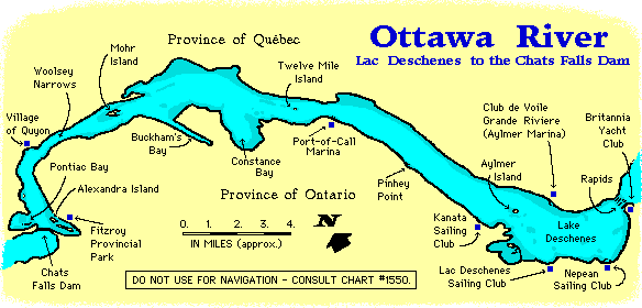 Nautical Charts Ottawa River